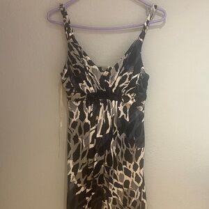 Speechless Stylish Black and White Women's Dress